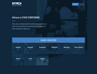 conditioning.stack.com screenshot