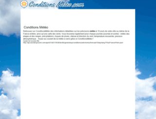 conditionsmeteo.com screenshot