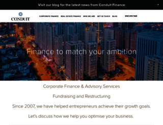 conduitfinance.com screenshot