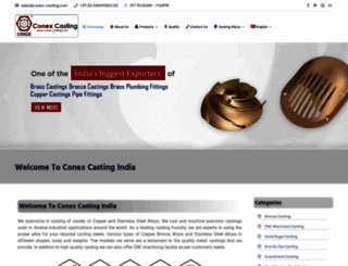conex-casting.com screenshot