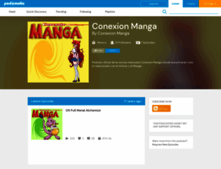 conexionmanga.podomatic.com screenshot