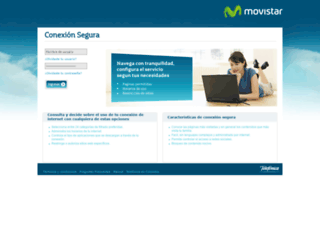 conexionsegura.telefonica.com.co screenshot