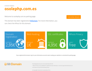 conextube.osolephp.com.es screenshot