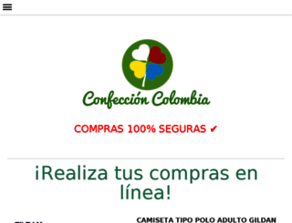 confeccionescolombia.jimdo.com screenshot