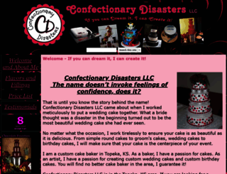 confectionarydisasters.com screenshot