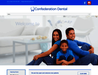 confederationdental.com screenshot