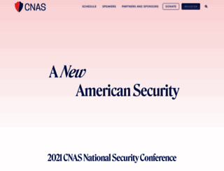 conference.cnas.org screenshot