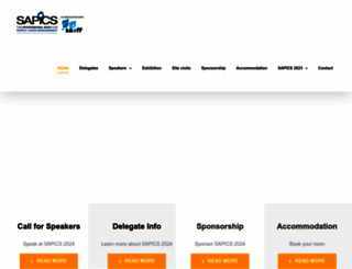 conference.sapics.org screenshot