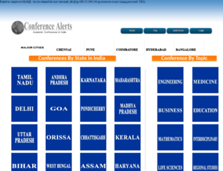 conferencealert.info screenshot
