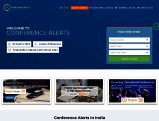 conferencealerts.co.in screenshot