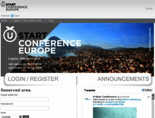 conferenceeurope.u-start.biz screenshot