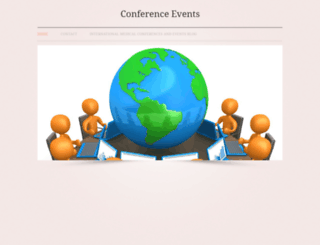 conferenceevents.zohosites.com screenshot