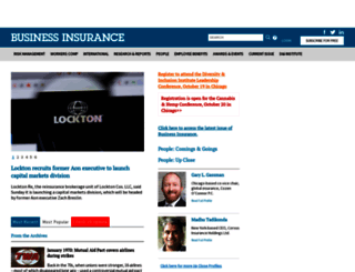 conferences.businessinsurance.com screenshot