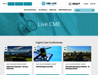 conferences.cme4life.com screenshot