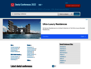 conferences.dental screenshot