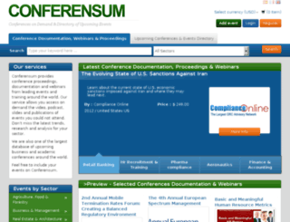 conferensum.com screenshot