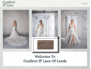 confetti-and-lace.com screenshot
