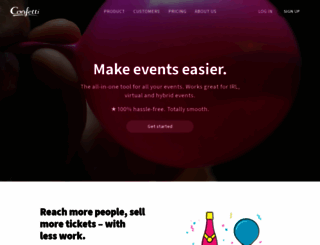 confetti.events screenshot