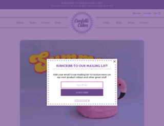 confetticakes.com screenshot