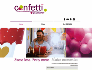 confetticouture.com screenshot