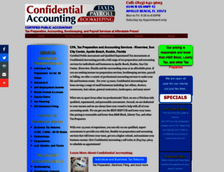 confidentialaccountingruskin.com screenshot