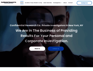 confidentialresearch.com screenshot