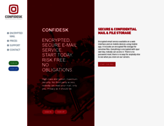 confidesk.com screenshot