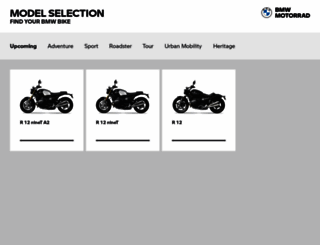 configurator.bmw-motorrad.in screenshot