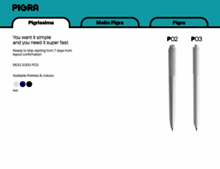 configurator.pigra.com screenshot