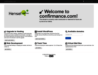 confirmance.com screenshot