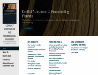 conflict-assessment-and-peacebuilding-planning.org screenshot