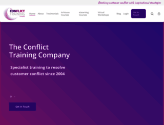 conflict-training.co.uk screenshot