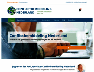 conflictbemiddeling.nl screenshot