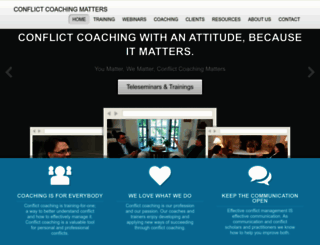conflictcoachingmatters.com screenshot