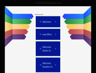 conflictofinteresttx.com screenshot