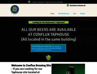 confluxbrewing.com screenshot