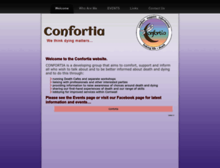 confortia.co.uk screenshot