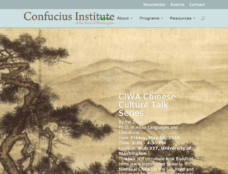 confucius.washington.edu screenshot