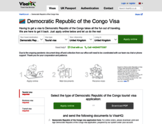 congo-democratic-republic.visahq.co.uk screenshot