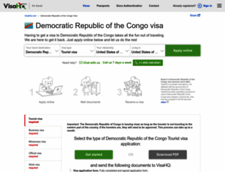 congo-democratic-republic.visahq.com screenshot