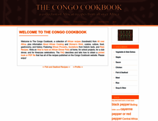 congocookbook.com screenshot