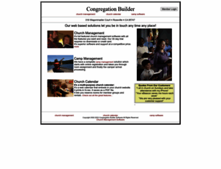 congregationbuilder.com screenshot