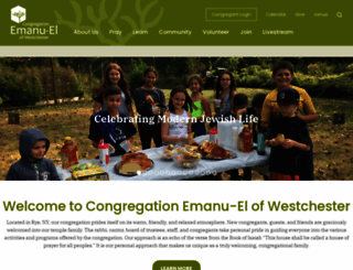 congregationemanuel.org screenshot