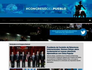 congresonacional.hn screenshot