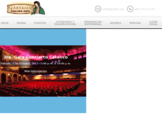 congresoprovidaphx.org screenshot