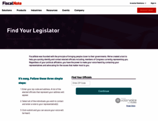 congress.org screenshot