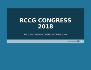 congress.rccg.org screenshot