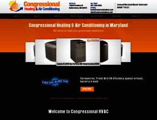 congressionalhvac.com screenshot