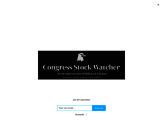 congressstockwatcher.com screenshot