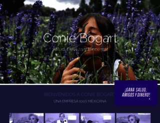 coniebogart.com.mx screenshot